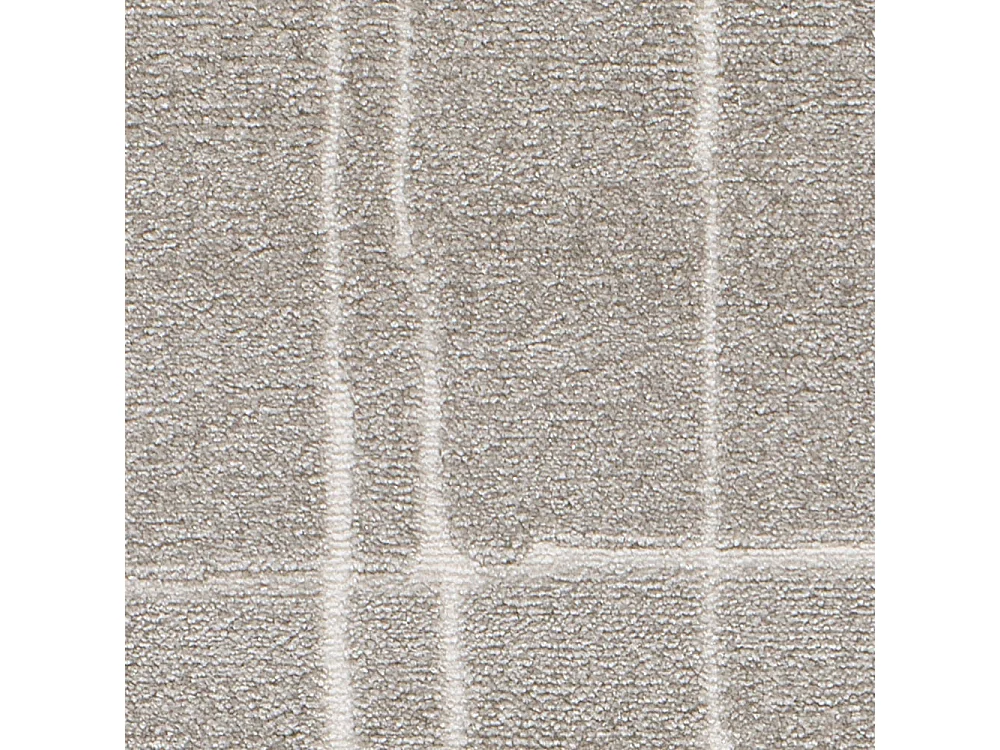 Tapis intérieur - géométrique - argent - 60 x 120 cm - SENSATION