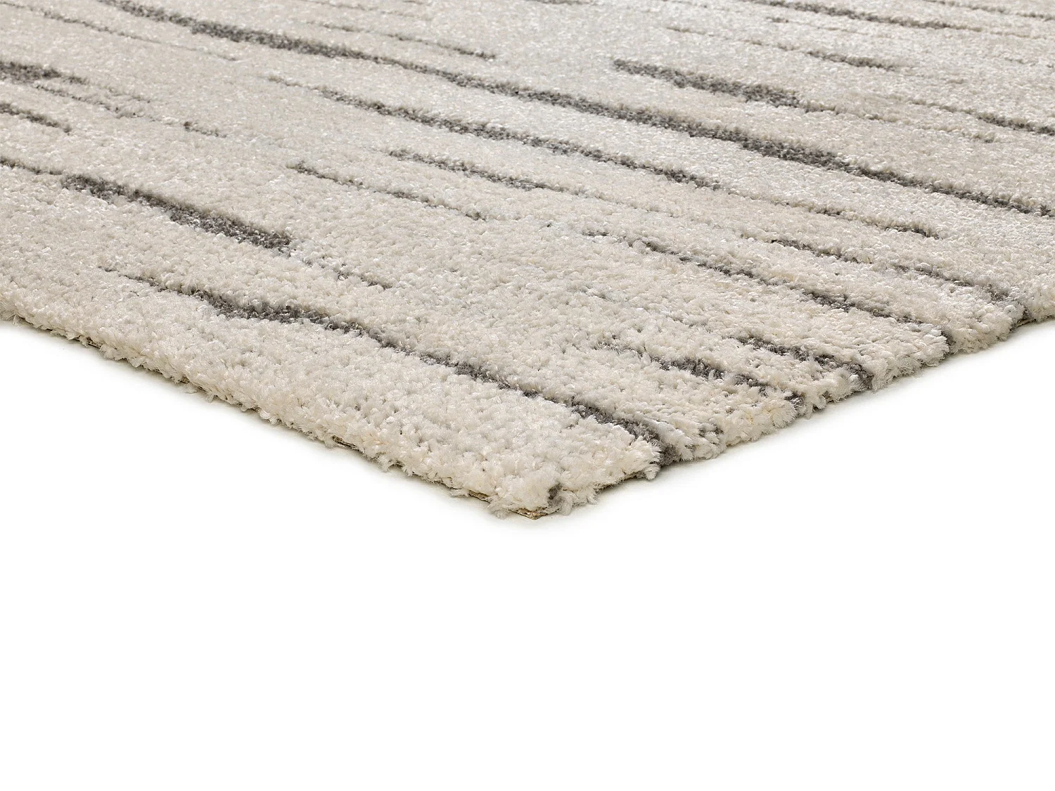 Tappeto interno - scandinavo - grigio - 120 x 170 cm - SNOWY