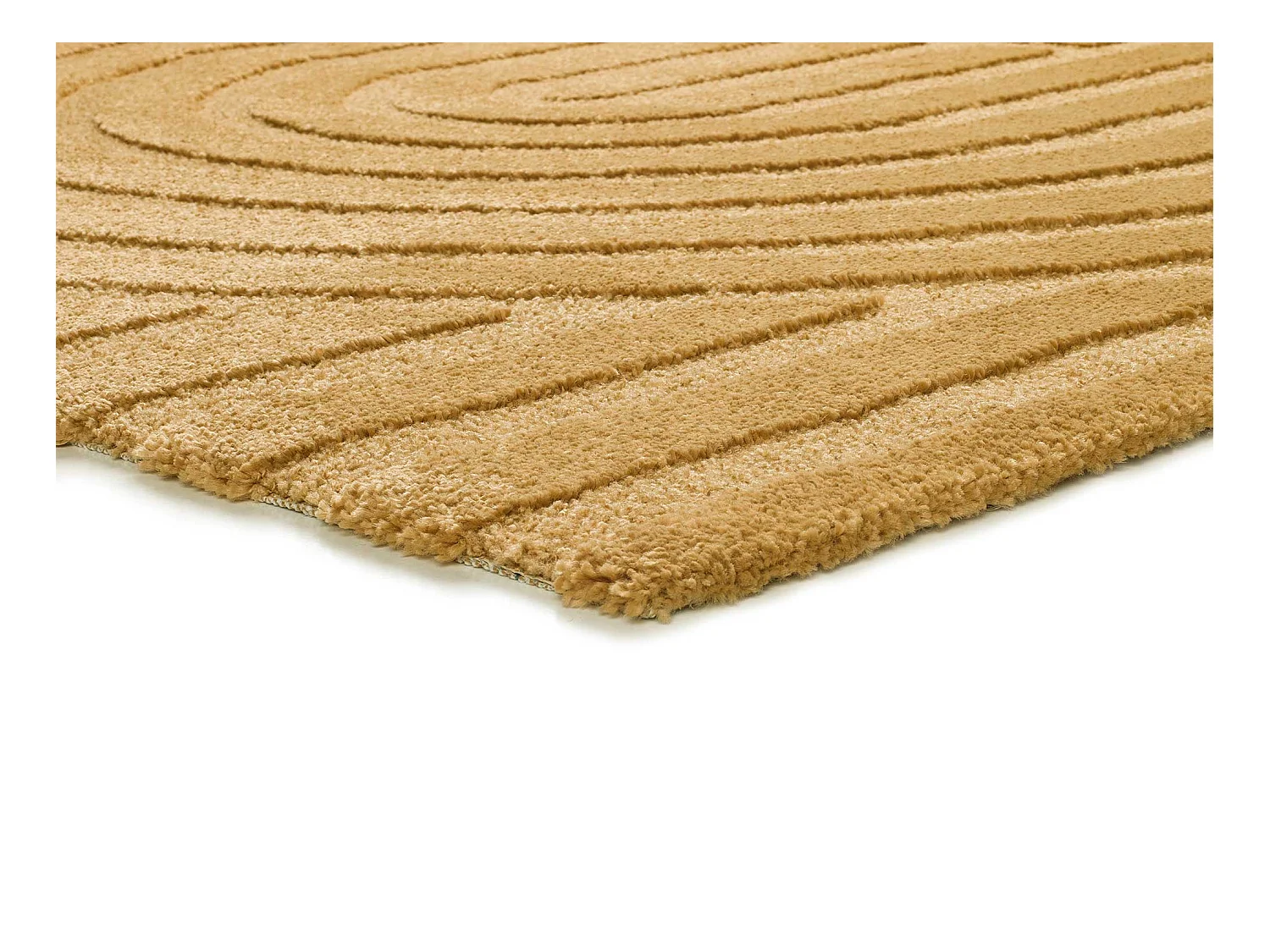 Kurzflorteppiche - skandinavisch - senf - 80x150 cm - SNOWY