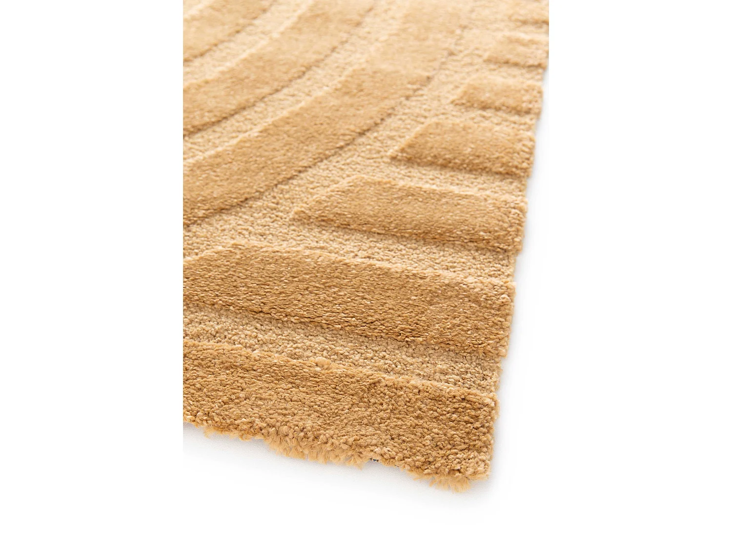 Alfombra interior  - escandinavo - mostaza - 80 x 150 cm - SNOWY