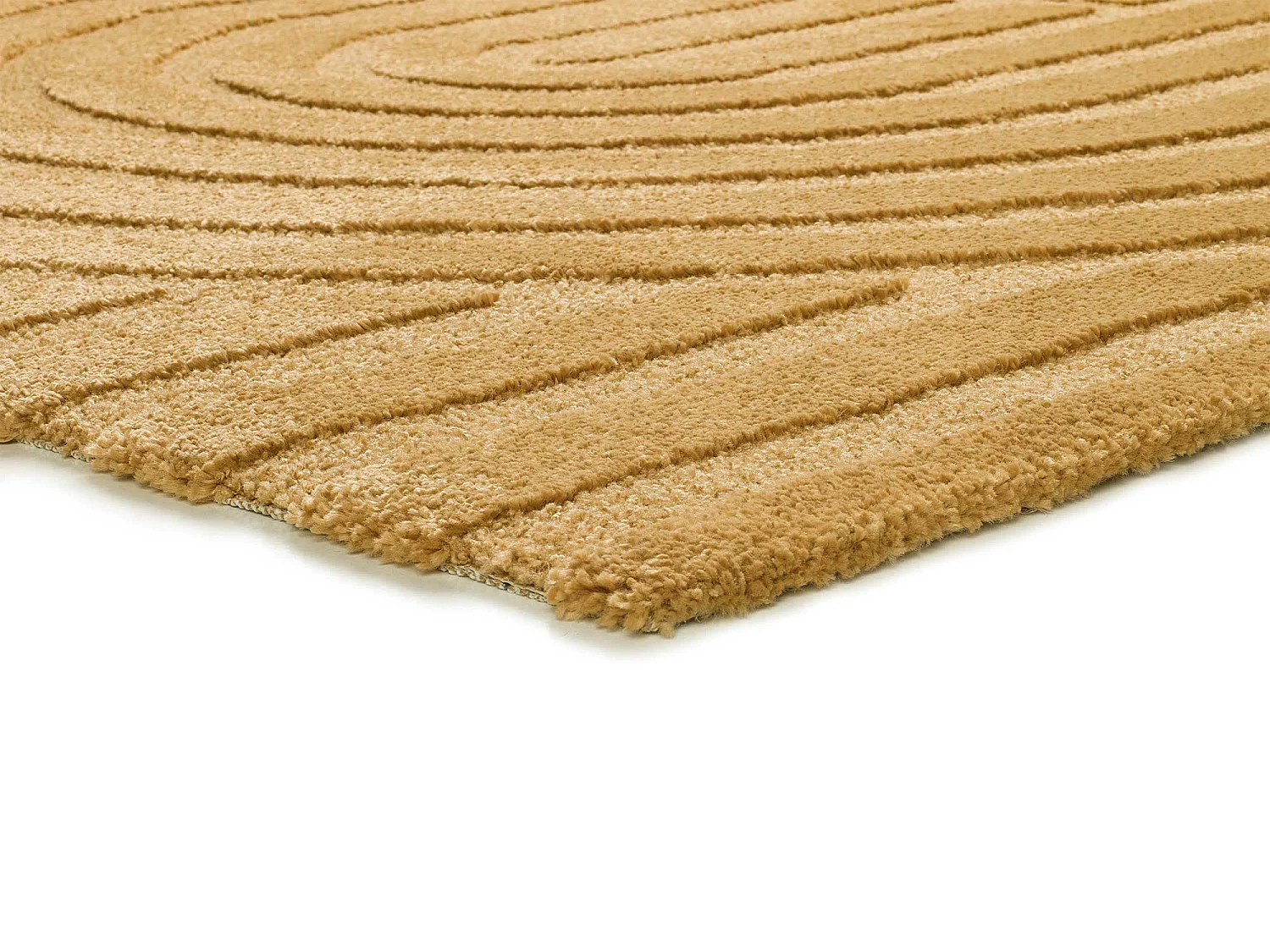 Tapis intérieur - scandinave - moutarde - 80 x 150 cm - SNOWY