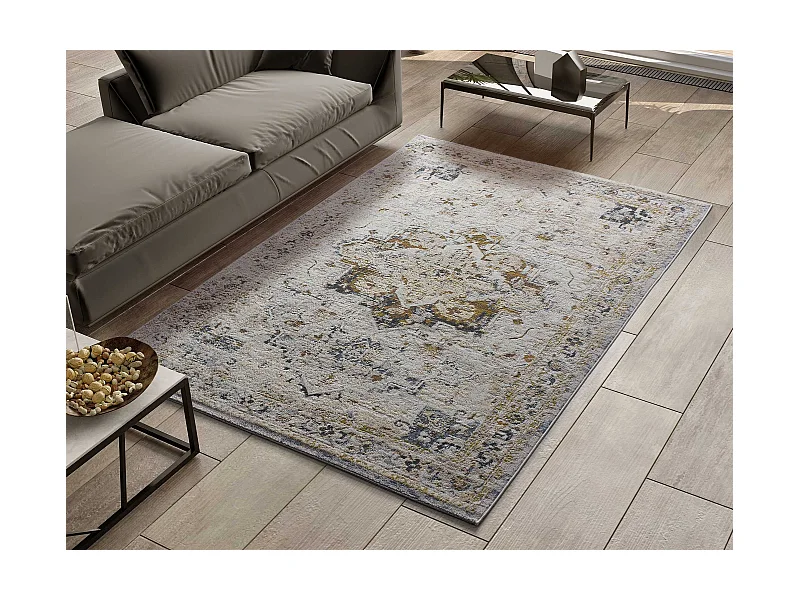 Kurzflorteppiche - vintage - mehrfarbig - 115x170 cm - SPRINGS