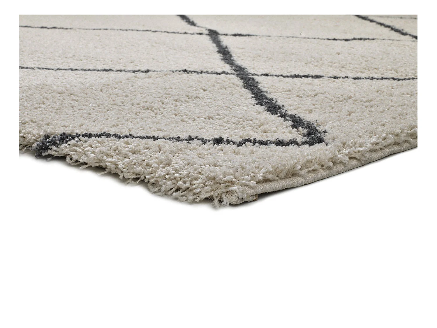 Alfombra interior  - étnico - blanco - 80 x 150 cm - ATLAS