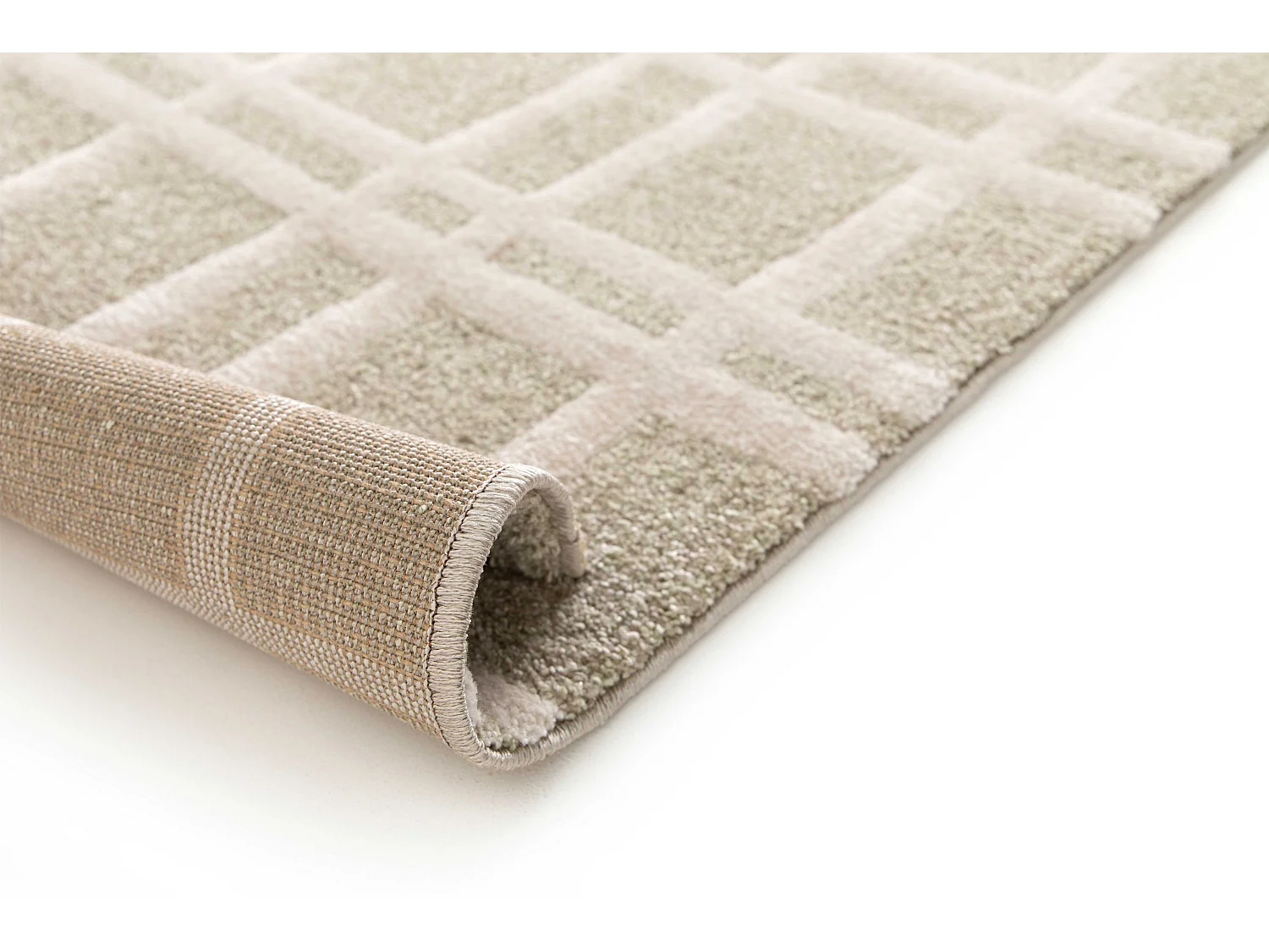 Alfombra interior  - escandinavo - verde - 120 x 170 cm - CALEDONIA