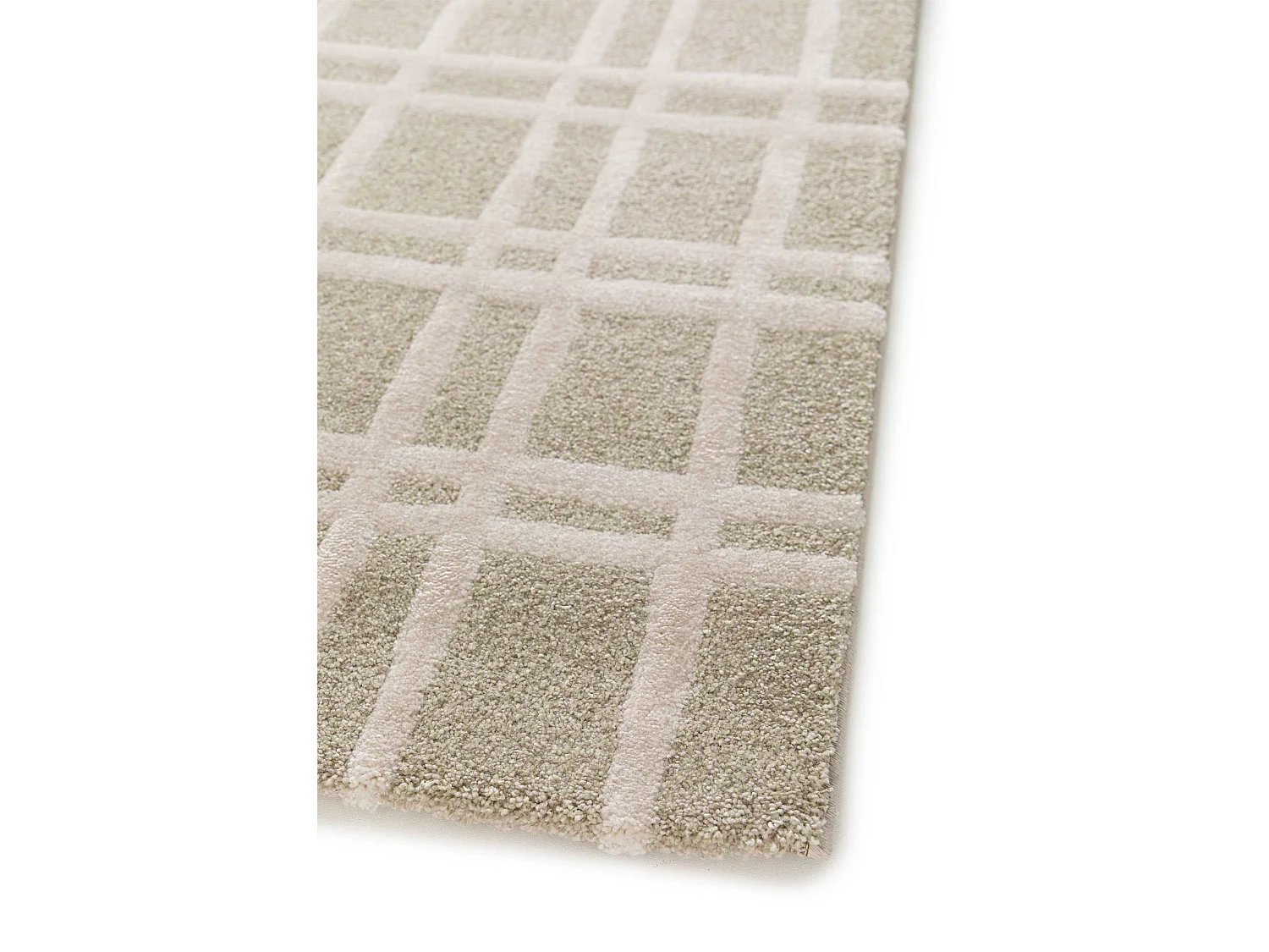 Alfombra interior  - escandinavo - verde - 120 x 170 cm - CALEDONIA