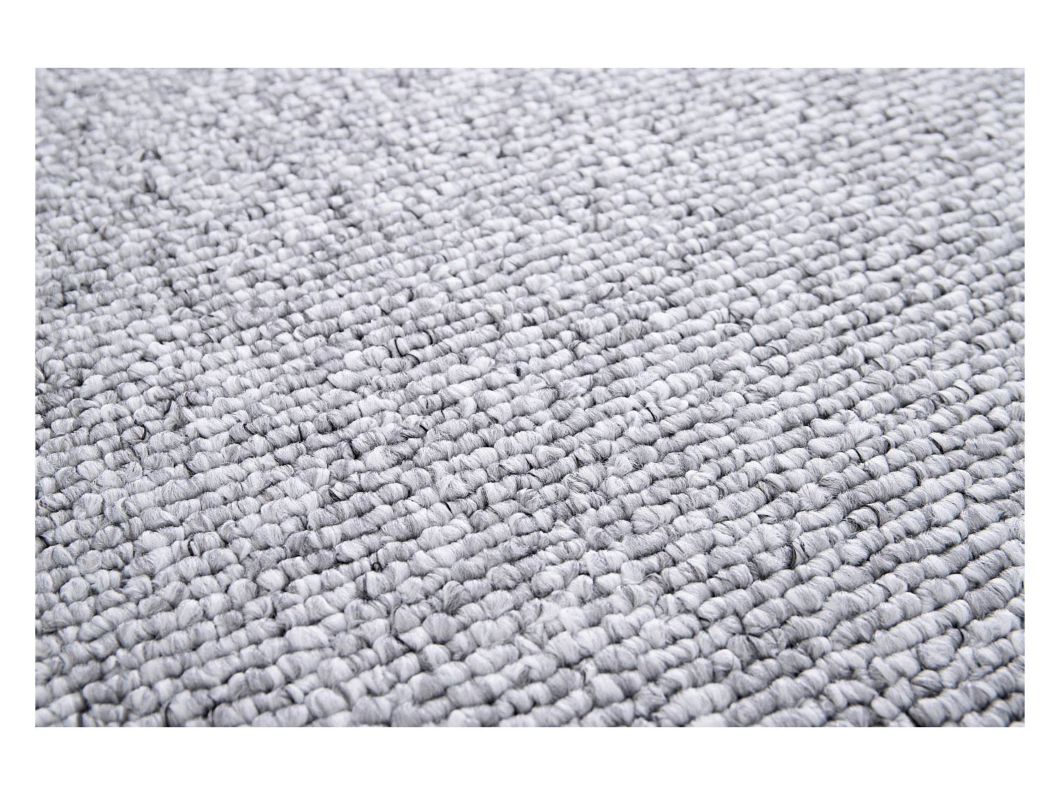 Alfombra interior  - liso - plata - 200 x 290 cm - PETRA