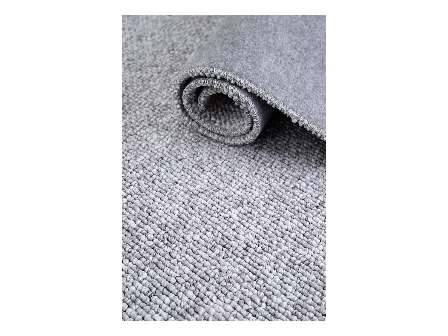 Alfombra interior  - liso - plata - 200 x 290 cm - PETRA