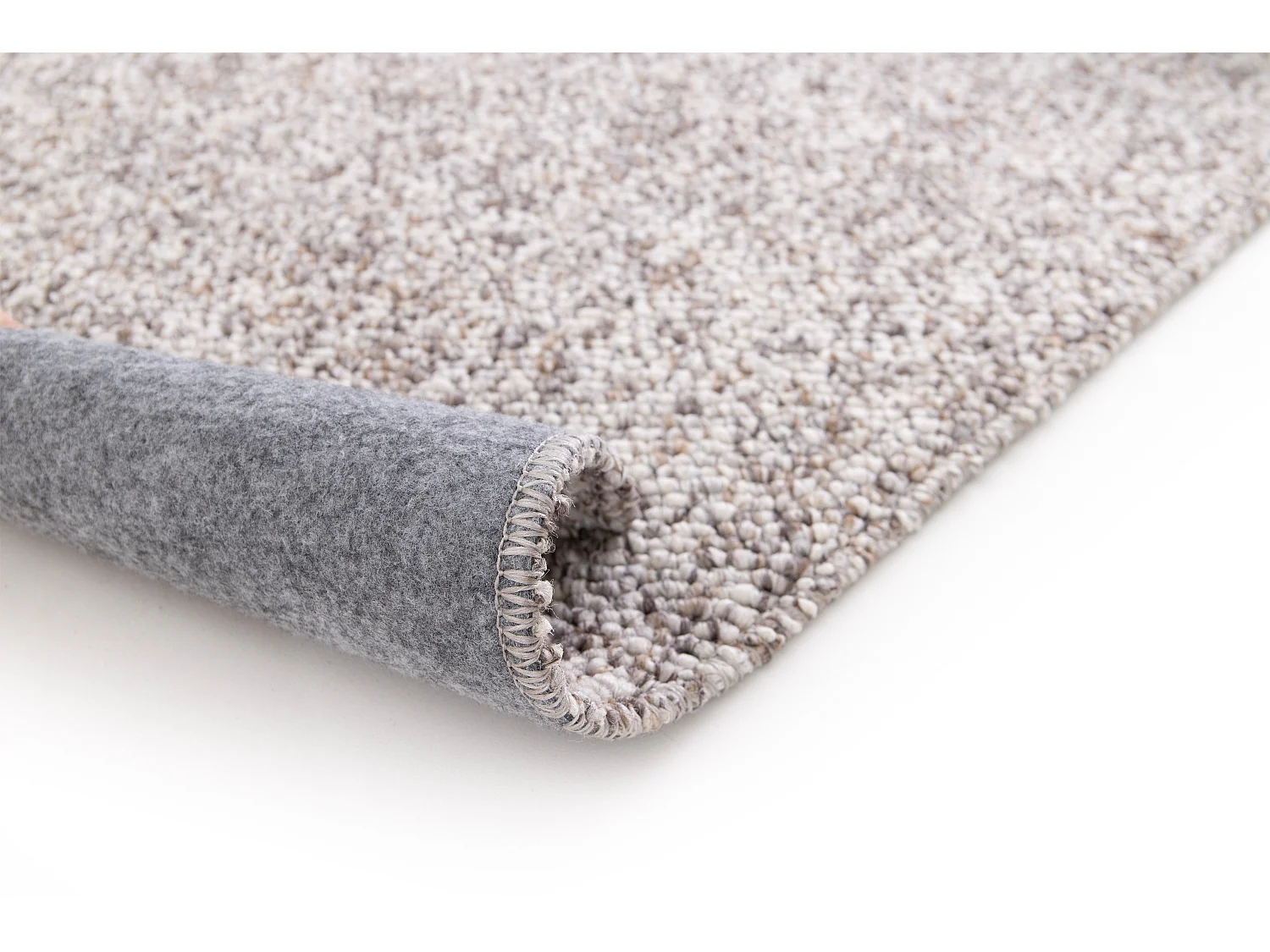 Tapis intérieur - uni - gris - 80 x 150 cm - PETRA
