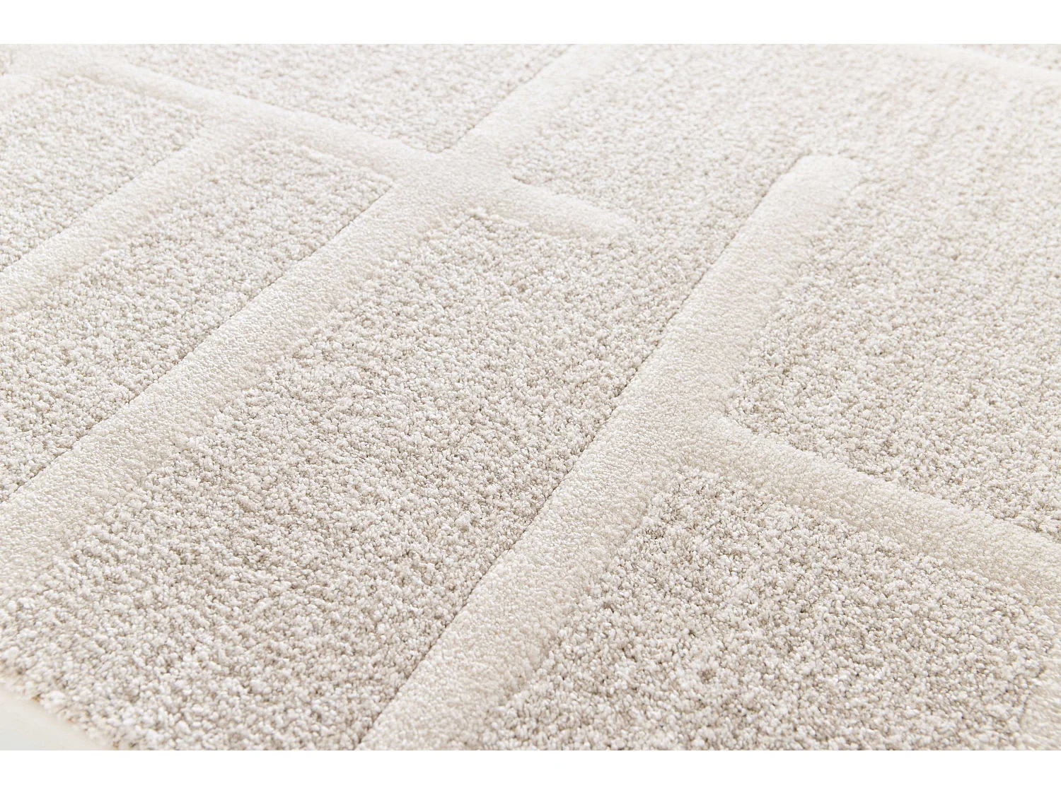 Tapete interior - escandinavo - bege - 120 x 170 cm - CALEDONIA