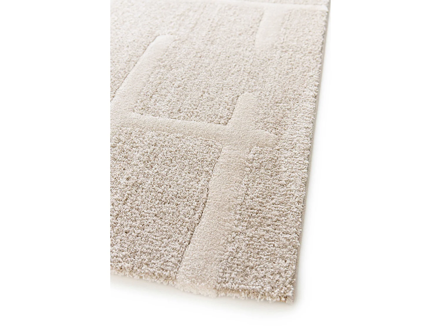 Tappeto interno - scandinavo - beige - 80 x 150 cm - CALEDONIA