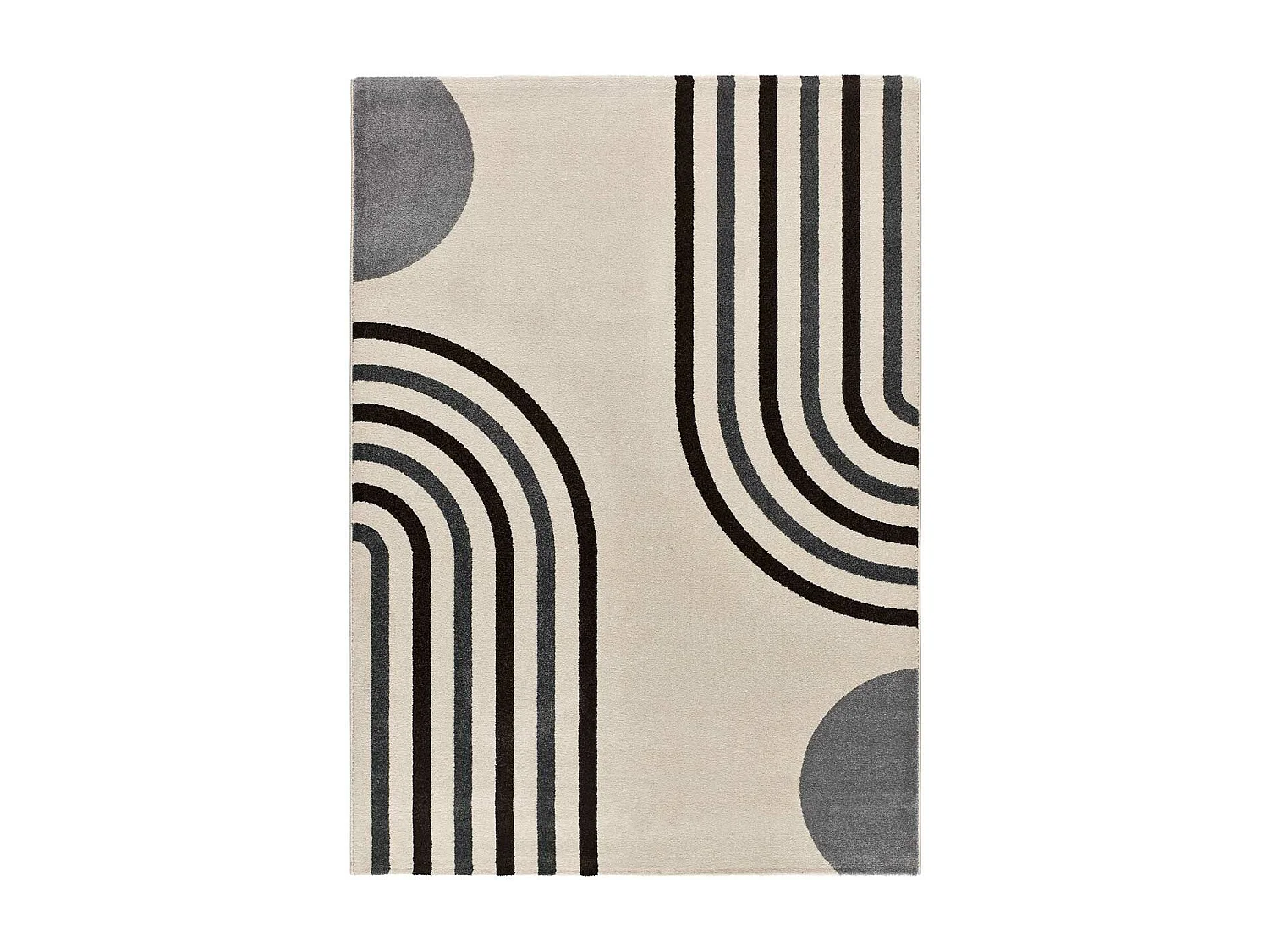 Tapis intérieur - scandinave - blanc - 80 x 150 cm - GARDEN