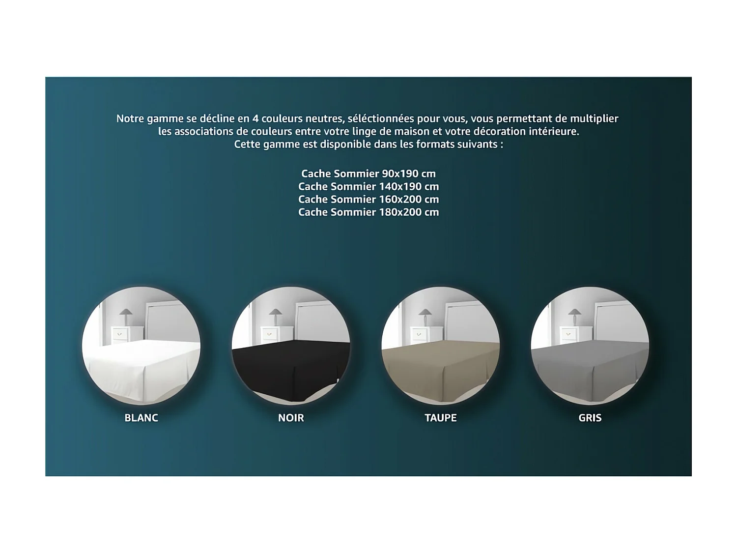 Funda de muelle de microfibra 180x200 cm gris