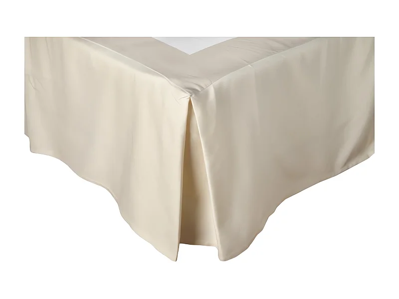 Cache sommier 180x200 cm CAMELIA ivoire