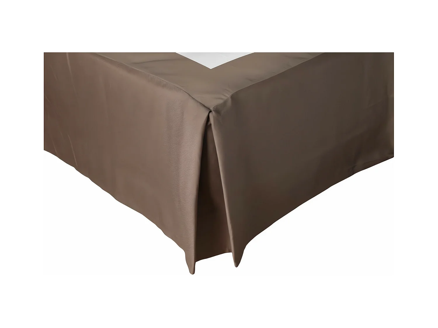 Cache sommier 180x200 cm CAMELIA taupe
