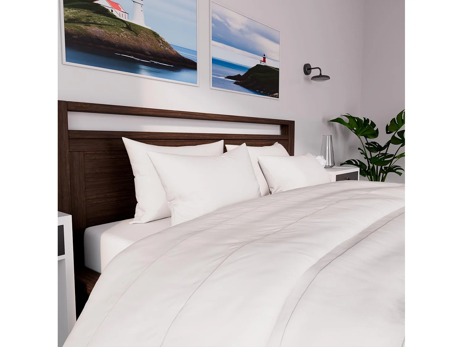 Edredón nórdico blanco 220x240 cm LUXE 550 Gr