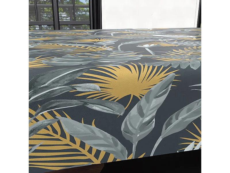 Nappe rectangle anti-tâches 140x300 cm TROPIC, par Soleil d&#039;Ocre