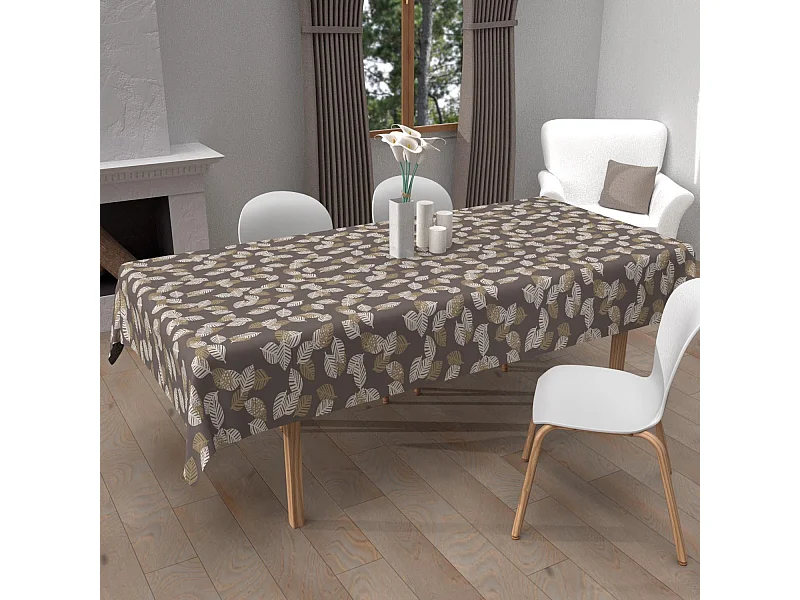 Nappe imprimée anti-tâches rectangle 140x300 cm CERES, par Soleil d&#039;Ocre