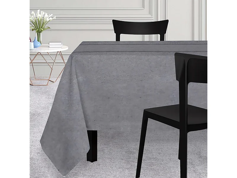 Mantel rectangular 150x250 cm VENICE gris, de Soleil d'Ocre