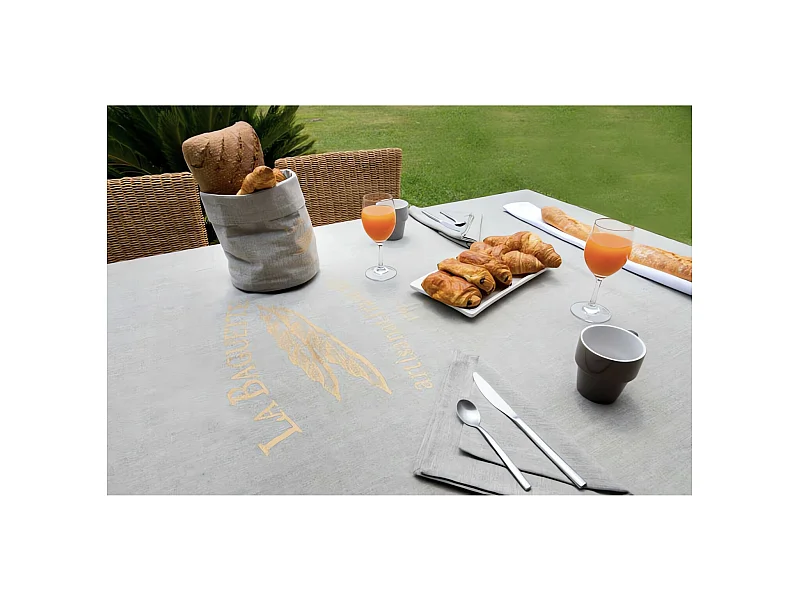 Mantel rectangular algodón antimanchas 140x240 cm BAGUETTE