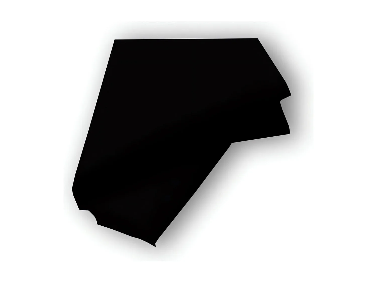 Set de 3 toallas de algodón 45x45 cm PANAMA negro