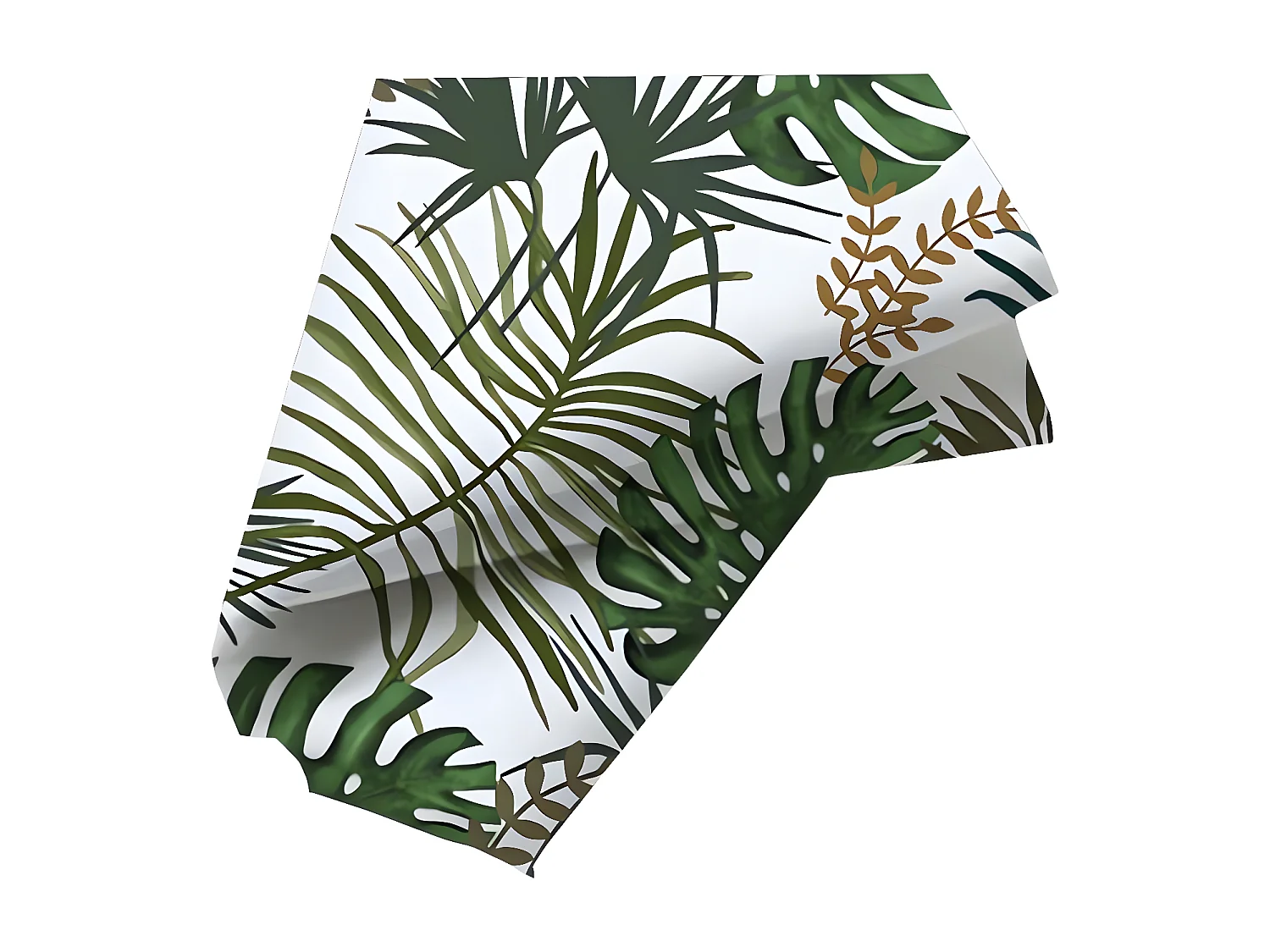 Lot de 3 serviettes de table coton AMAZONIE, par Soleil d'Ocre