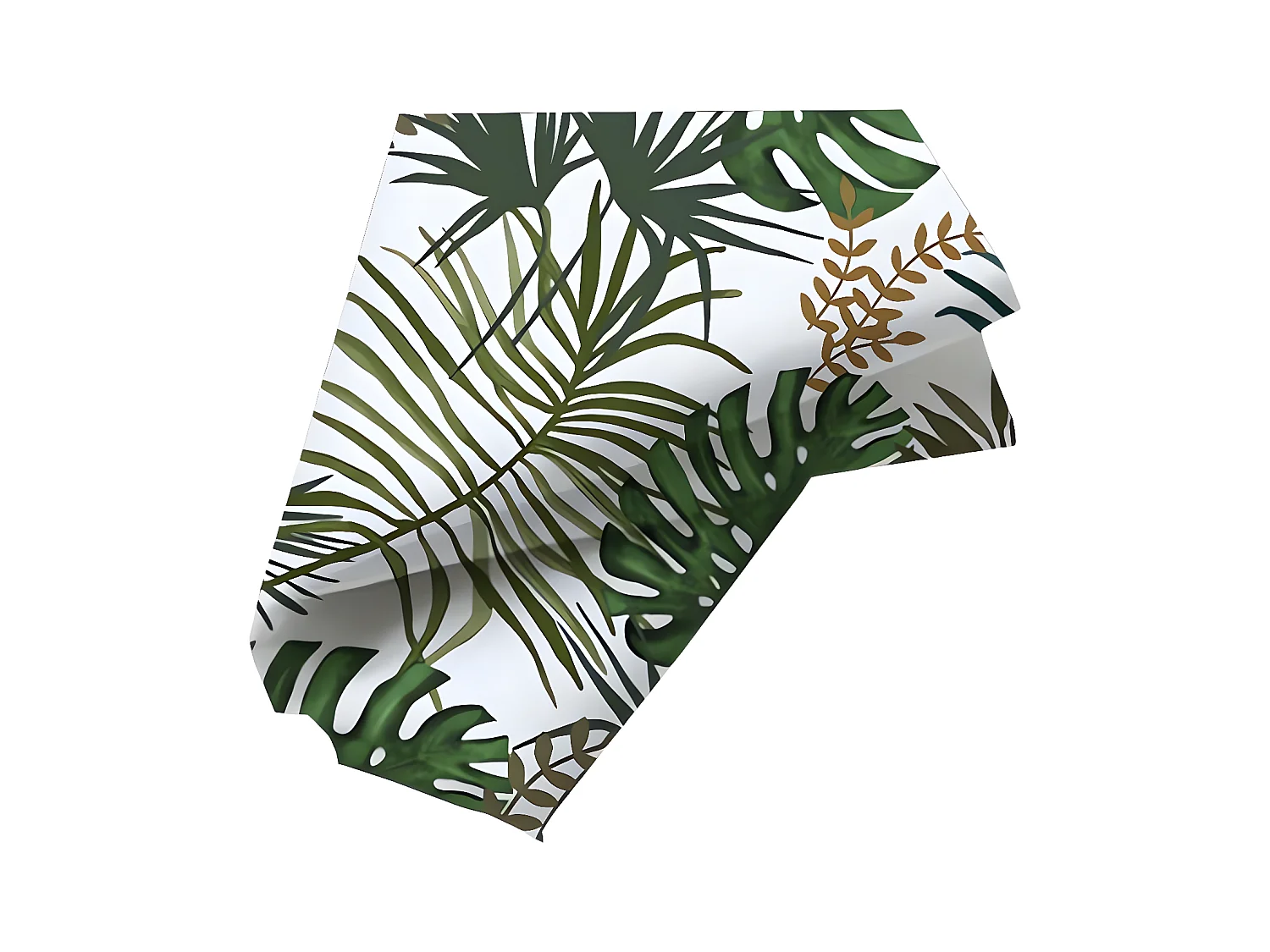 Lot de 3 serviettes de table coton AMAZONIE, par Soleil d'Ocre