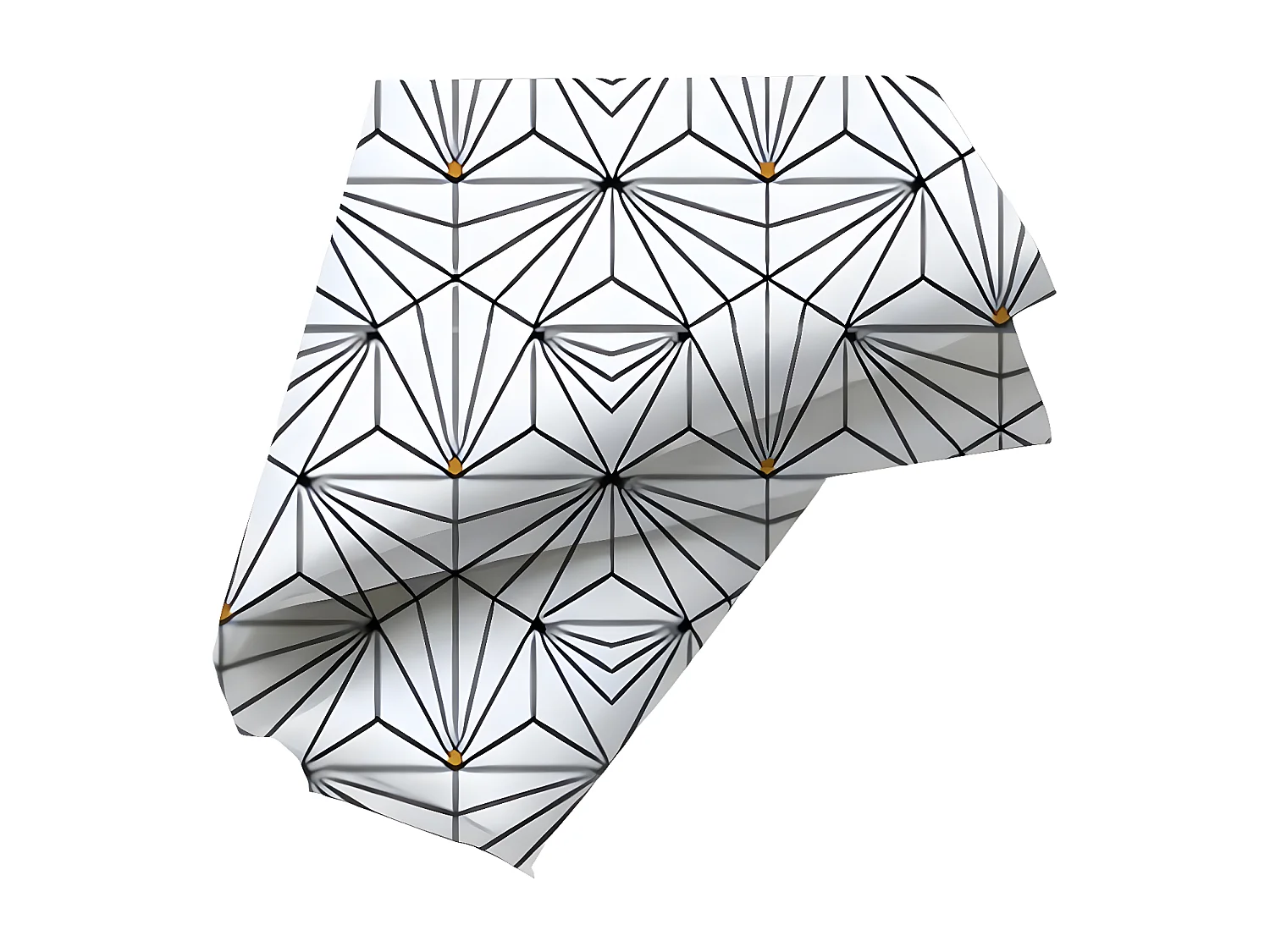 Lot de 3 serviettes de table coton OSIRIS, par Soleil d'Ocre