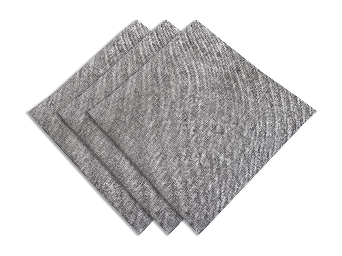 Set de 3 servilletas 45x45 BELLA gris