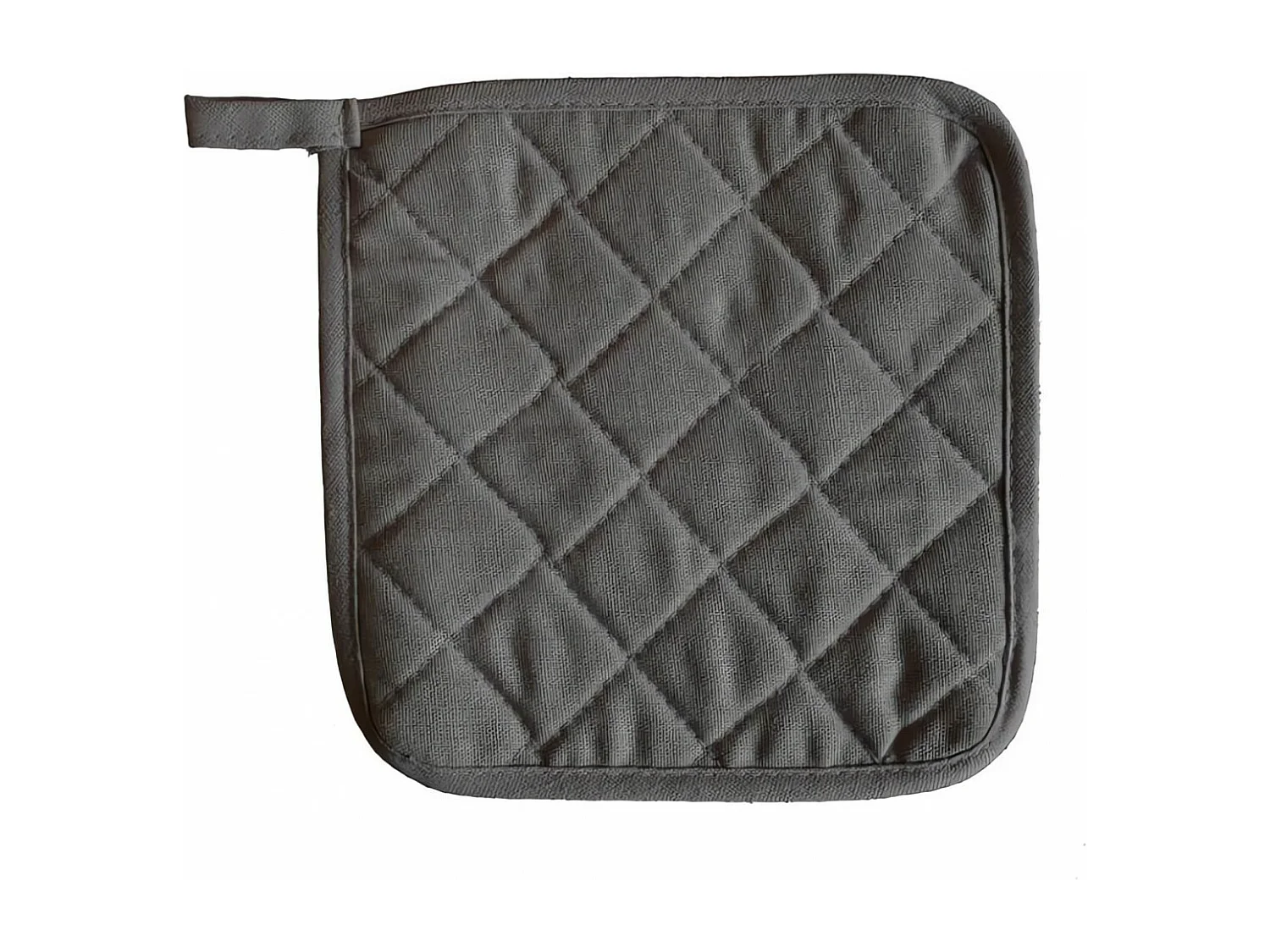 Manique 20x20 cm PANAMA gris clair, par Soleil d'Ocre