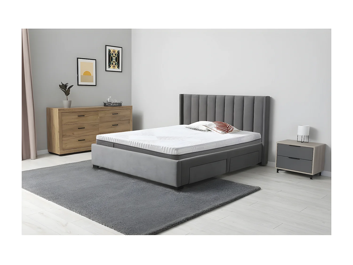 Matelas mousse mémoire de forme "Houria" - 140 x 190 cm