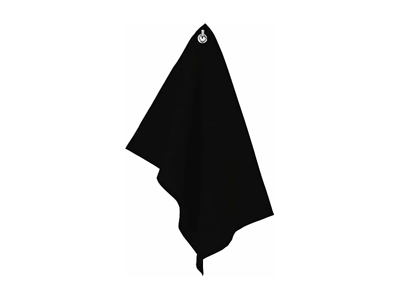 Torchon de cuisine en coton 50x70 cm PANAMA noir, par Soleil d'Ocre