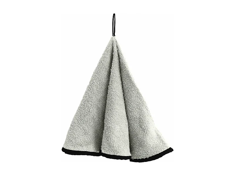 Paño redondo de algodón EPONGE ecru, de Soleil d'Ocre