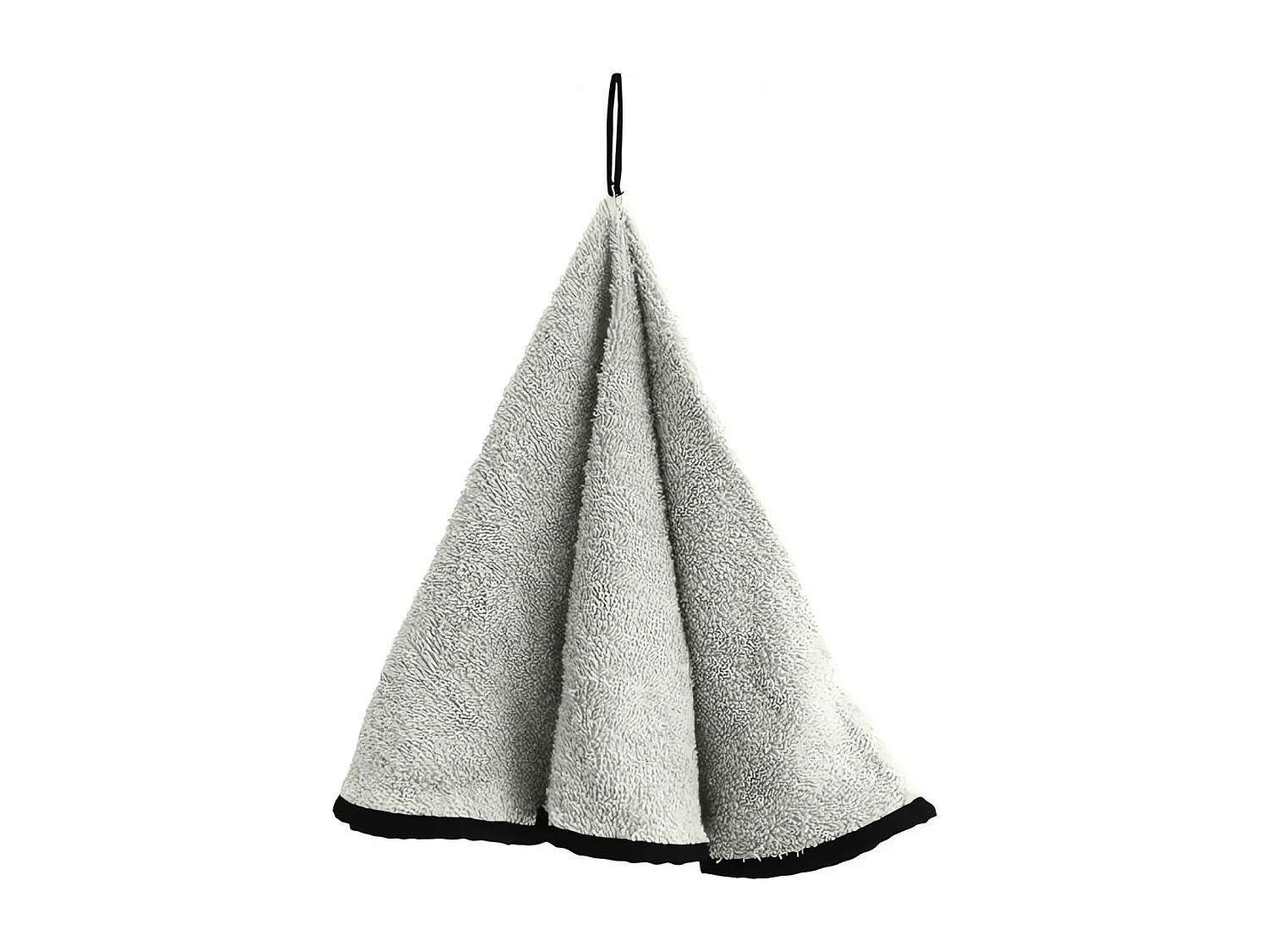 Paño redondo de algodón EPONGE ecru, de Soleil d'Ocre