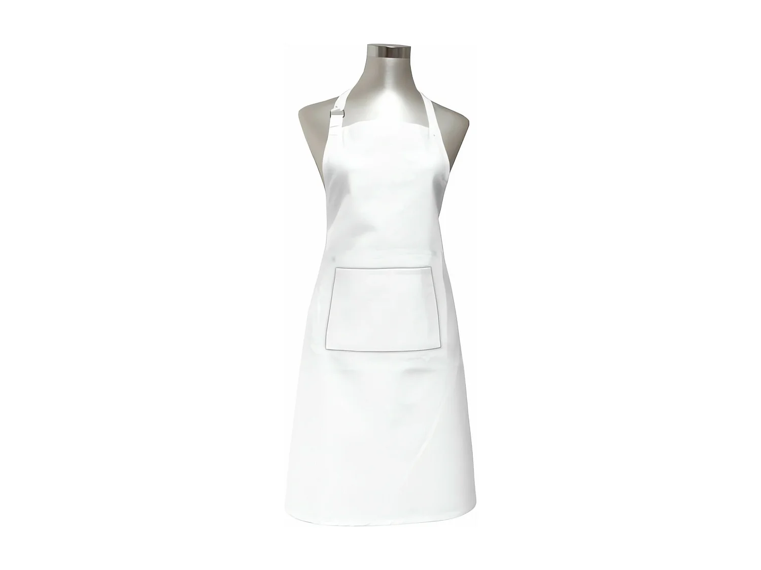 Tablier de cuisine en coton 60x80 cm PANAMA blanc, par Soleil d'ocre