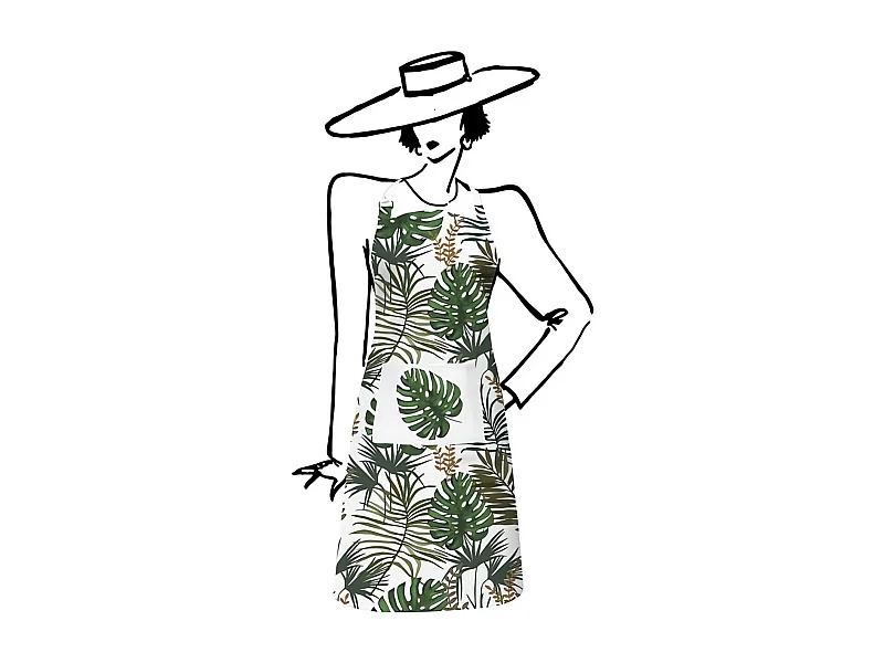 Delantal de cocina algodón AMAZONIE, por Soleil d'Ocre