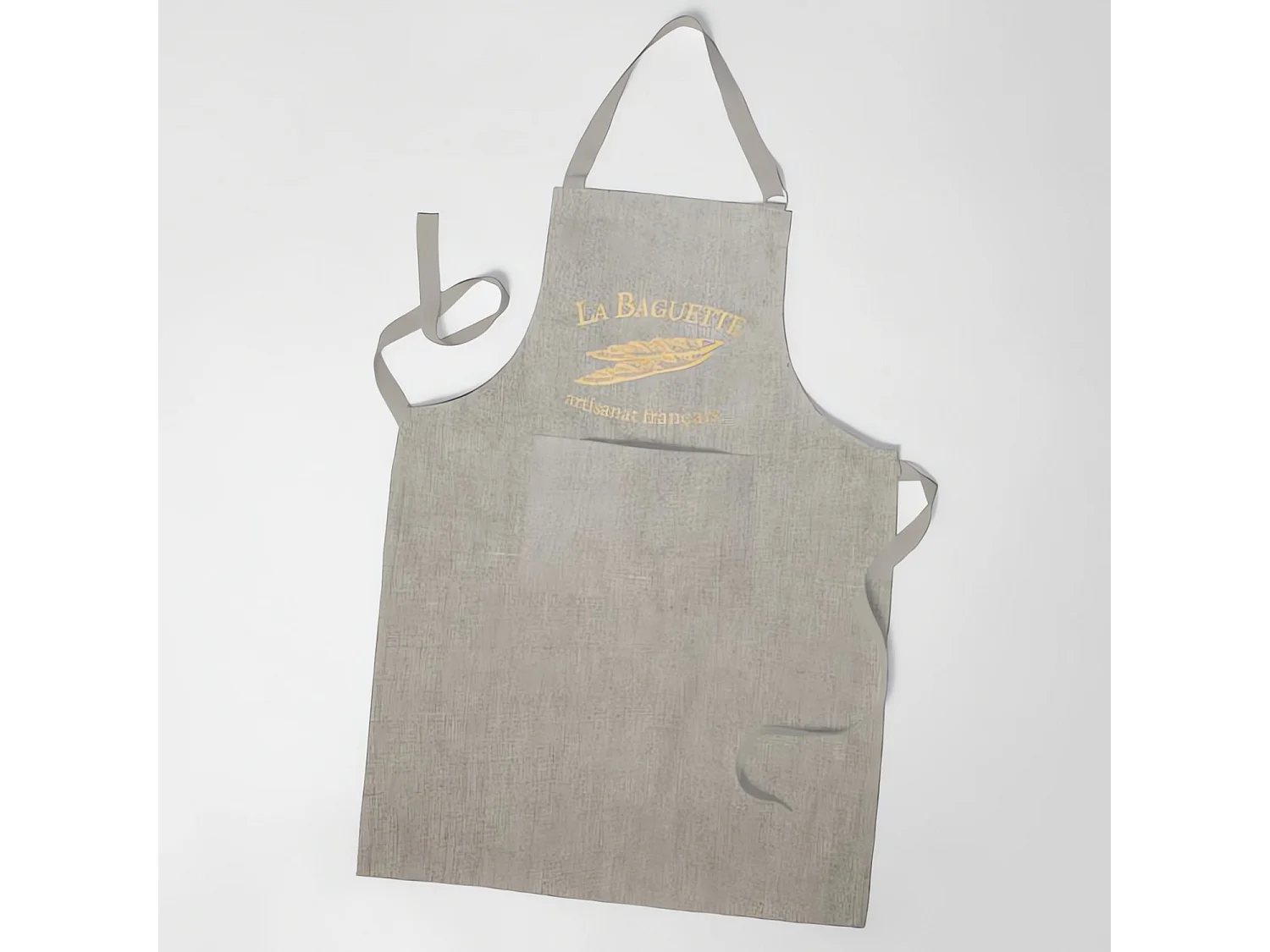 Tablier imprimé en coton BAGUETTE, par Soleil d'ocre