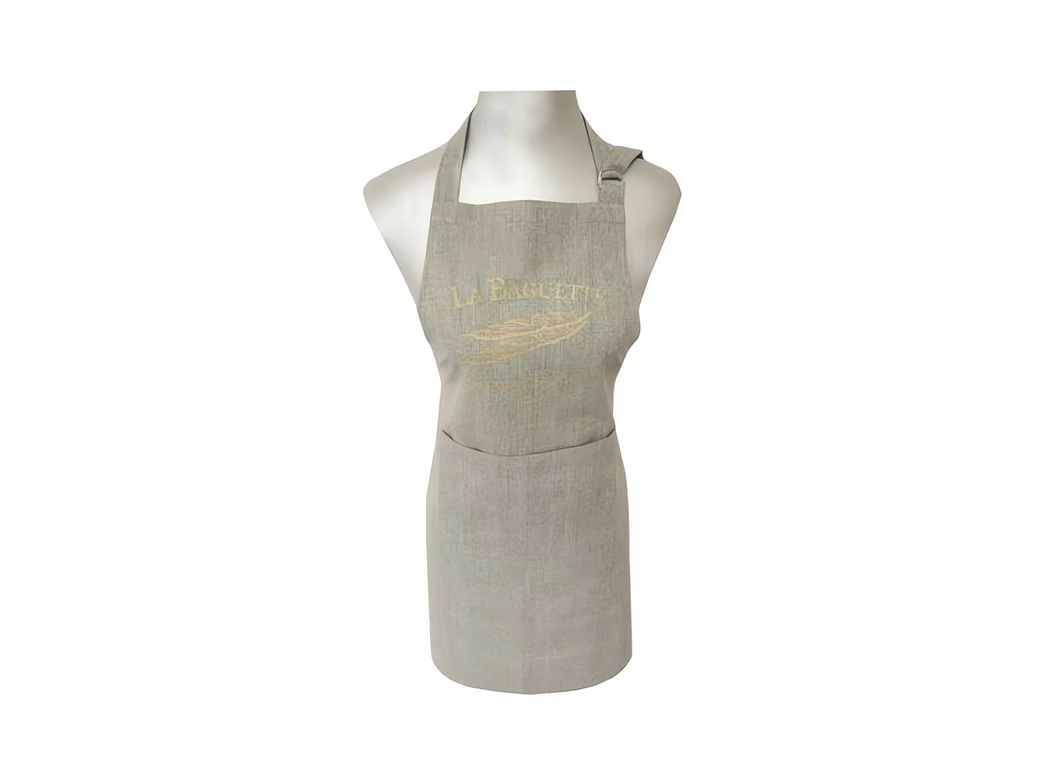 Tablier imprimé en coton BAGUETTE, par Soleil d'ocre