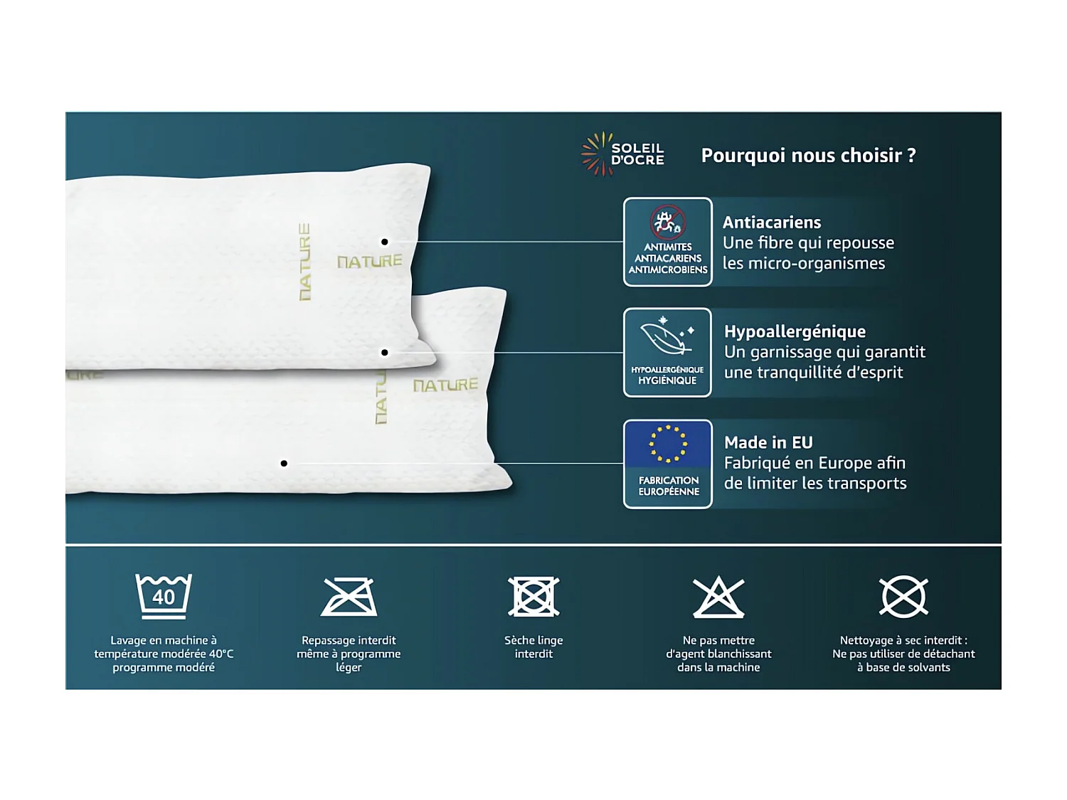 Almohada con memoria de forma 90 cm