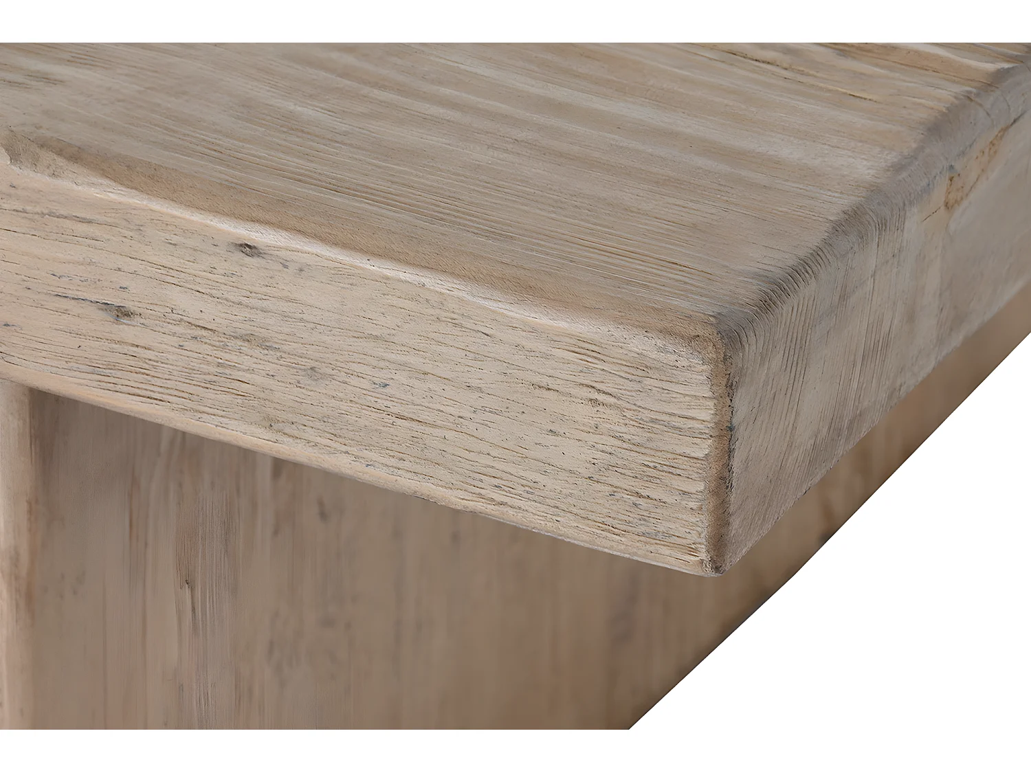 Table à manger, table de repas rectangulaire en bois coloris naturel - longueur 170 x profondeur 100 x Hauteur 40 cm