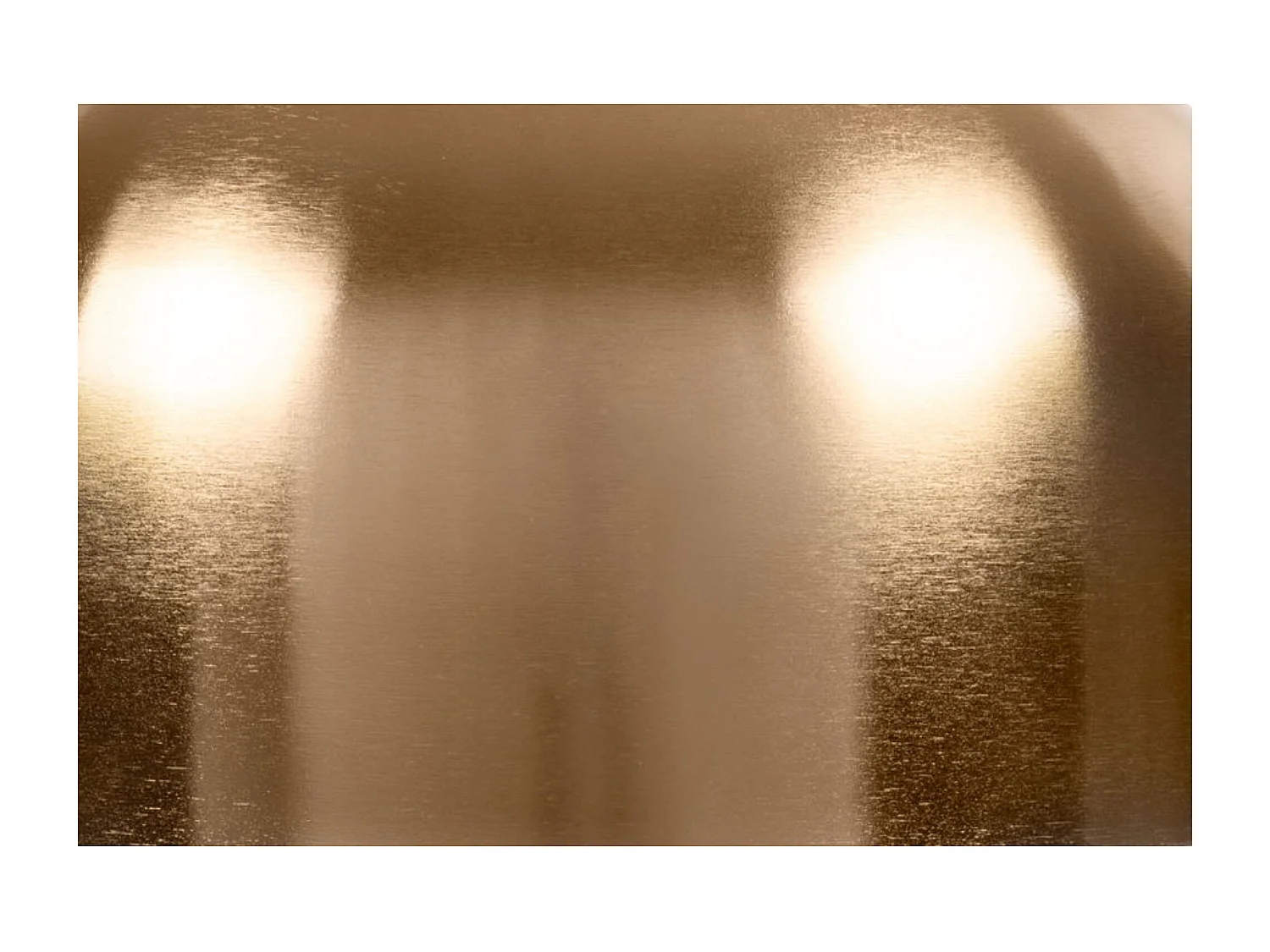 Lampe à poser abat-jour rond en laiton - TREFLE