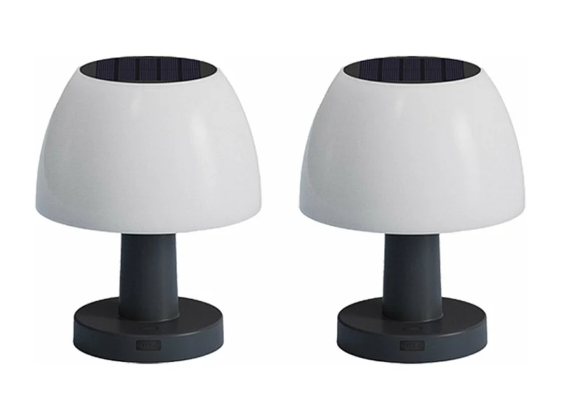 2 Lampes de table solaire LUMINA H13.5 cm