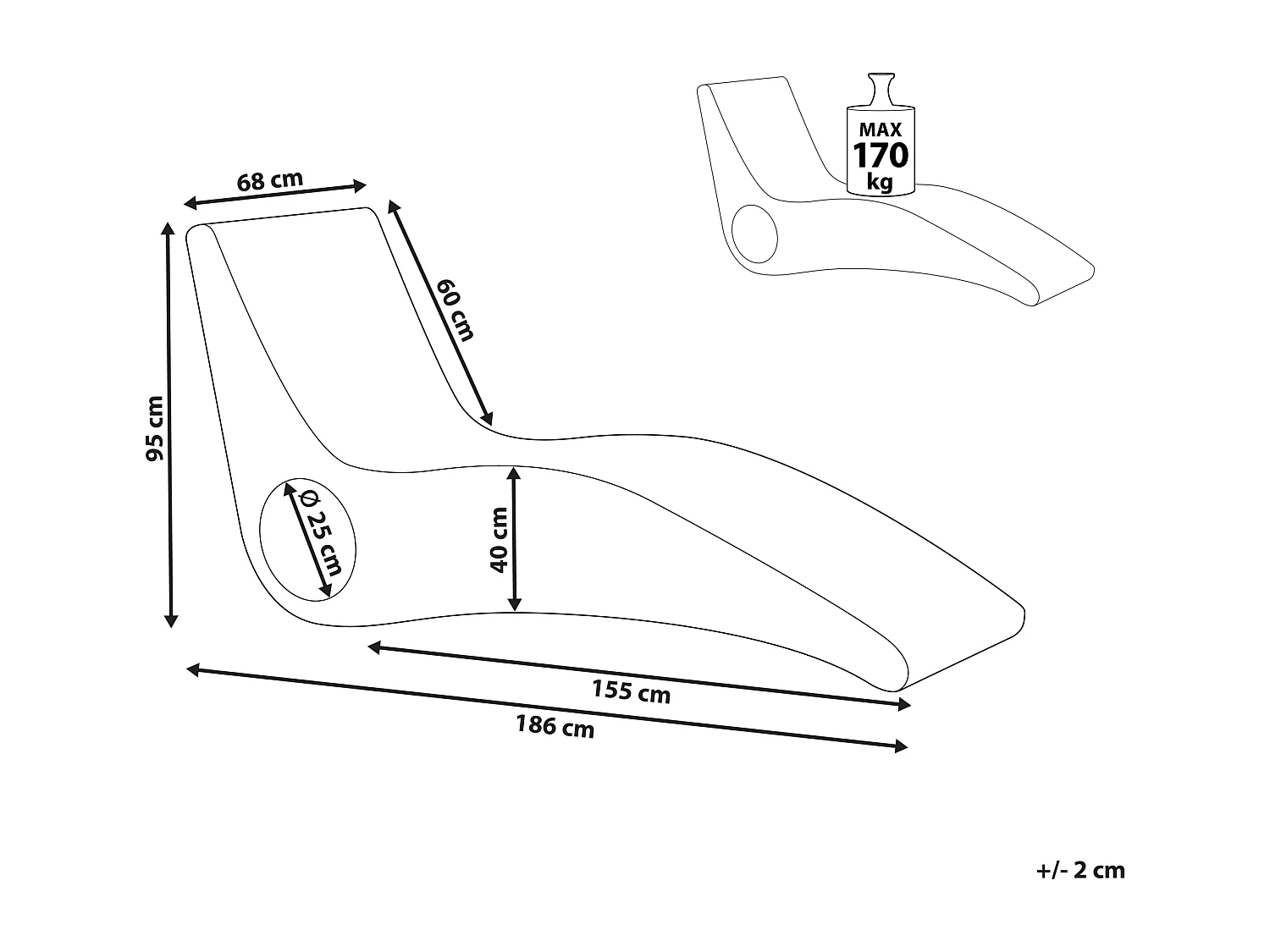 Transat AIROLE Rotin Marron