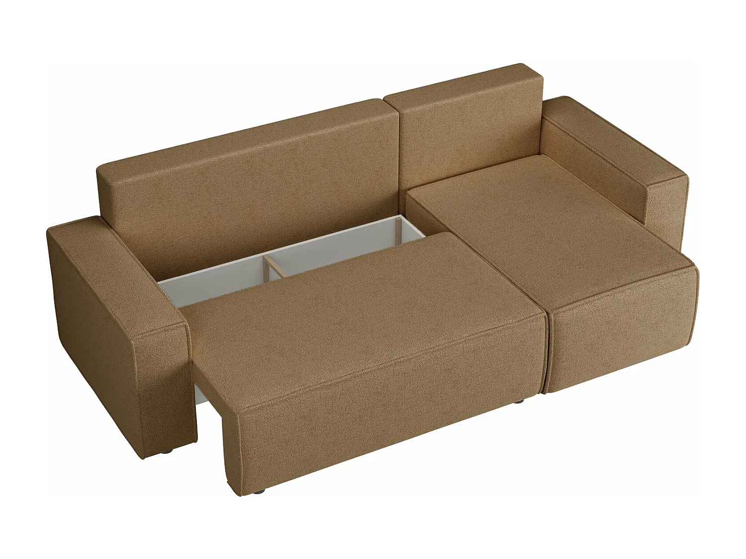 Hoekbank - lichtbruin - COPERTINO