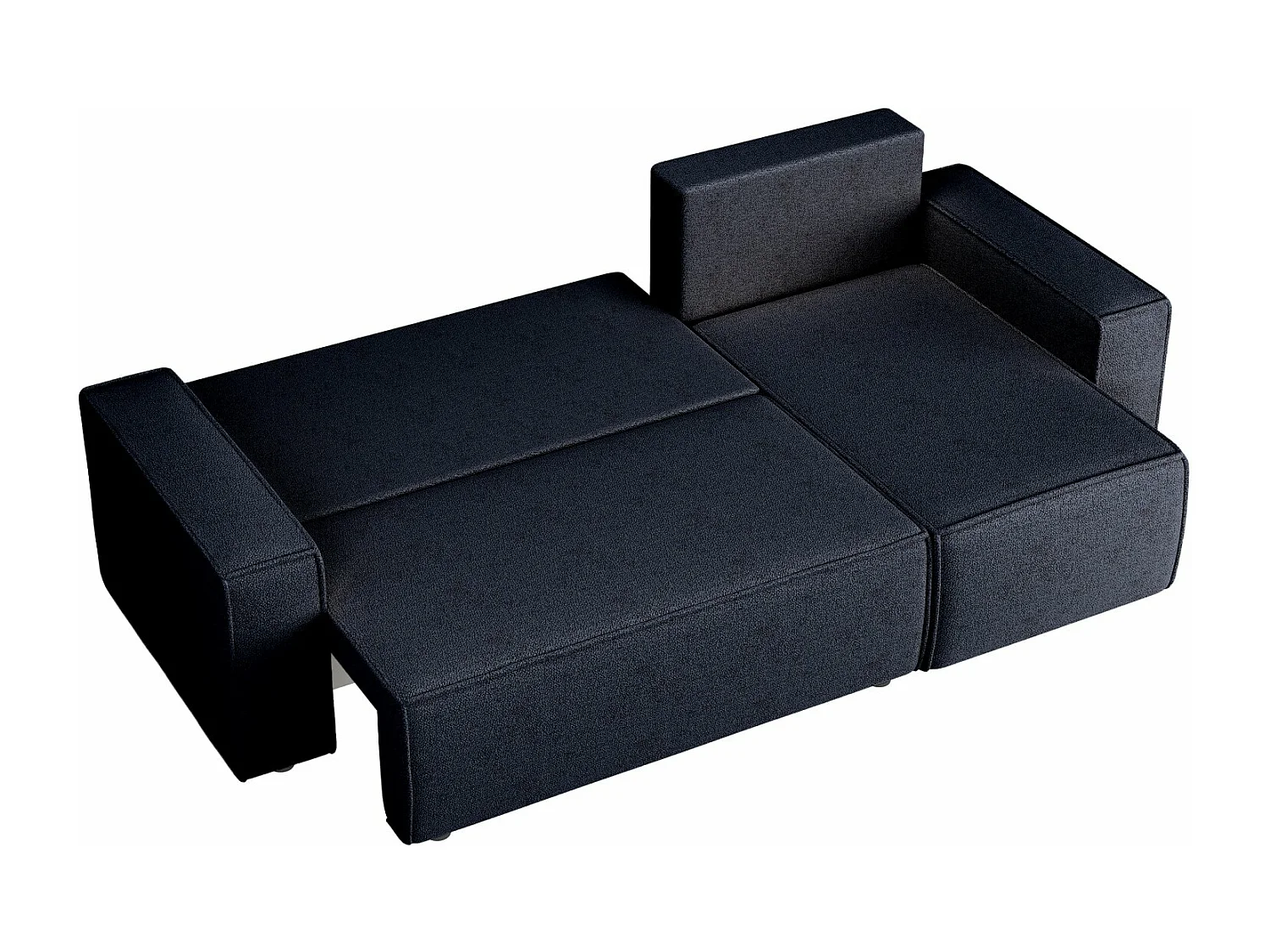 Hoekbank - marineblauw - COPERTINO