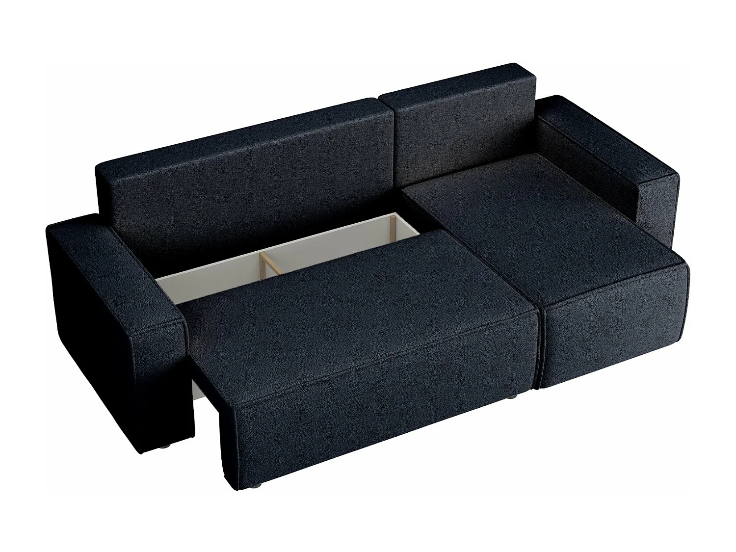 Hoekbank - marineblauw - COPERTINO