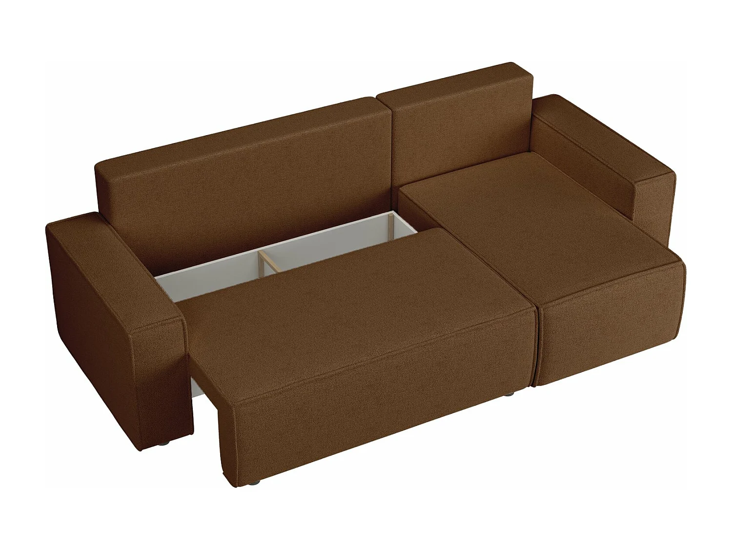 Hoekbank - bruin - COPERTINO