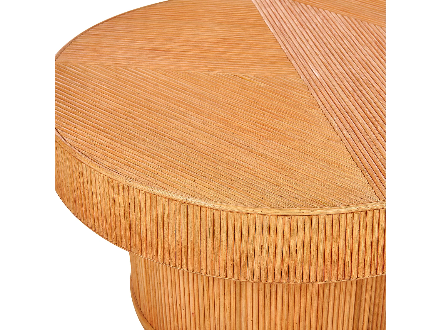 Mesa de centro de jardim AIROLE Rattan Castanho