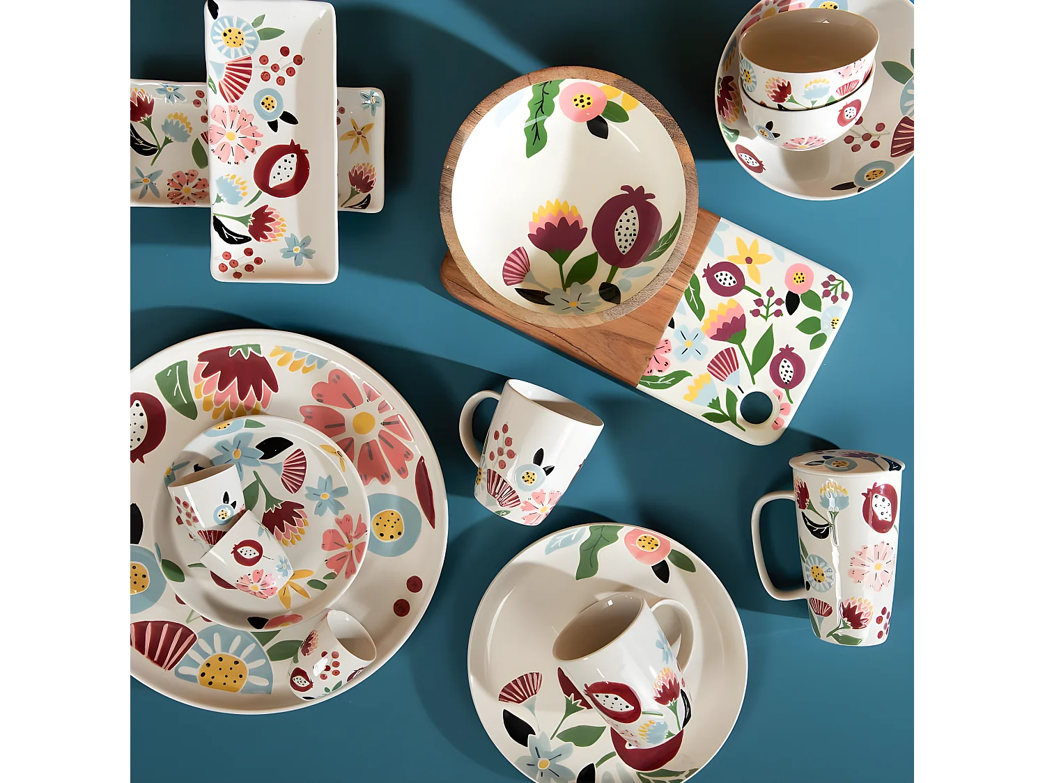 Assiette plate Bertille 25 cm (lot de 6)