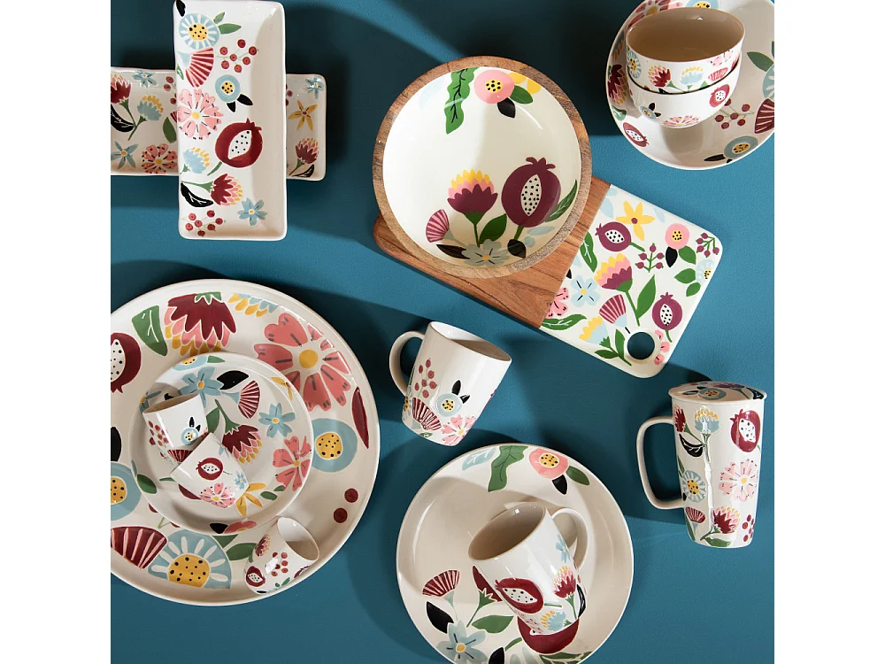 Assiette creuse Bertille 18,5 cm (lot de 6)