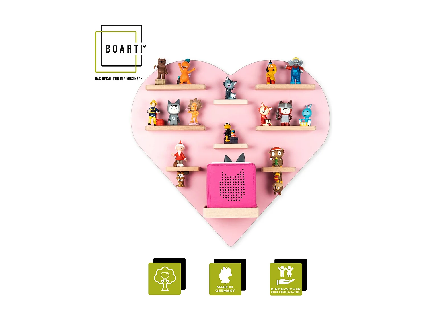 Shelf Heart Kids Toniebox Tonies